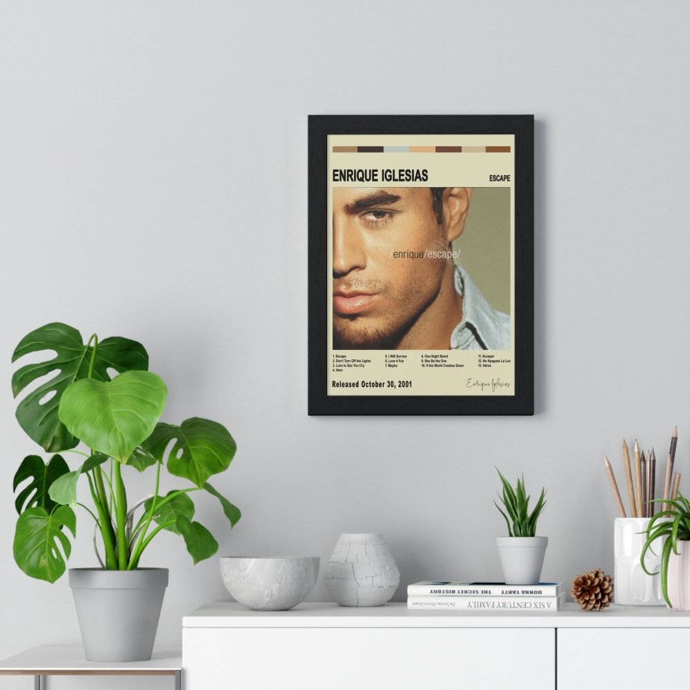 Enrique Iglesias - Escape Album Poster - Poster Kingz