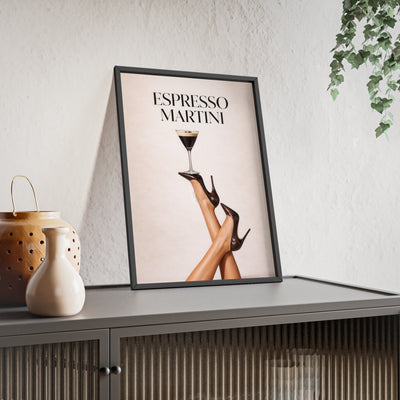 Framed Espresso Martini Fashion - Cocktail Bar Print print