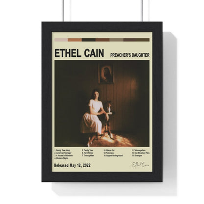 Ethel Cain - Preacher's Daughter Album Cover Poster - Poster Kingz - A5 (unframed) - Vintage - 