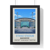 Framed Etihad Stadium Manchester Manchester City poster
