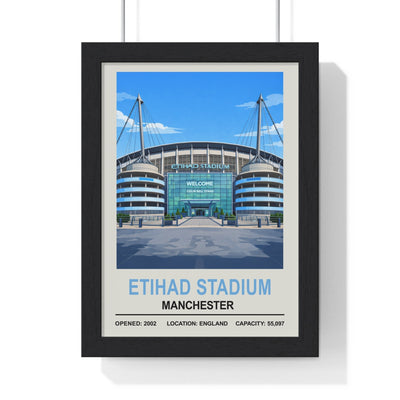 Etihad Stadium Manchester Print | Manchester City Wall Art