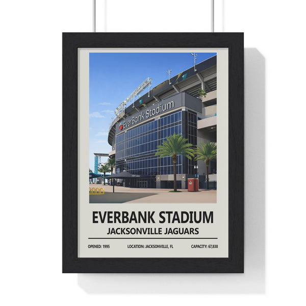 EverBank Stadium Jacksonville Jaguars framed print NFL wall art
