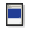 Framed Everton colour swatch print