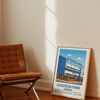 Framed Everton Goodison Park Stadium poster
