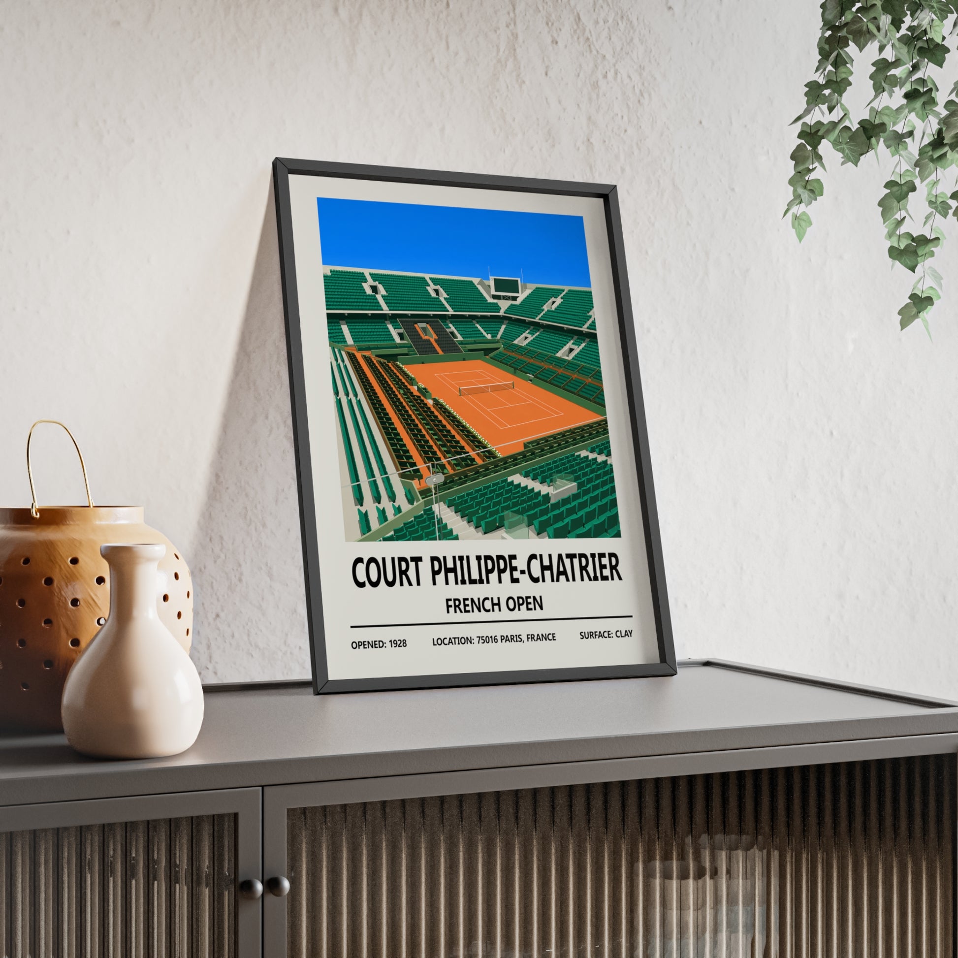 Court Philippe-Chatrier Poster lifestyle 2