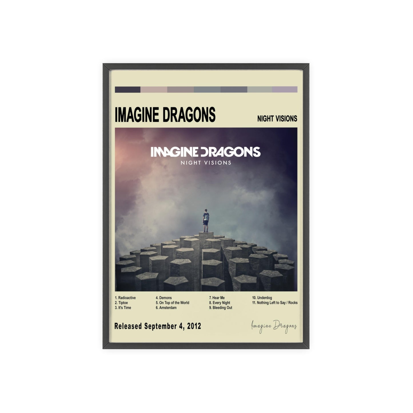 Imagine Dragons - Night Visions Album Cover Poster