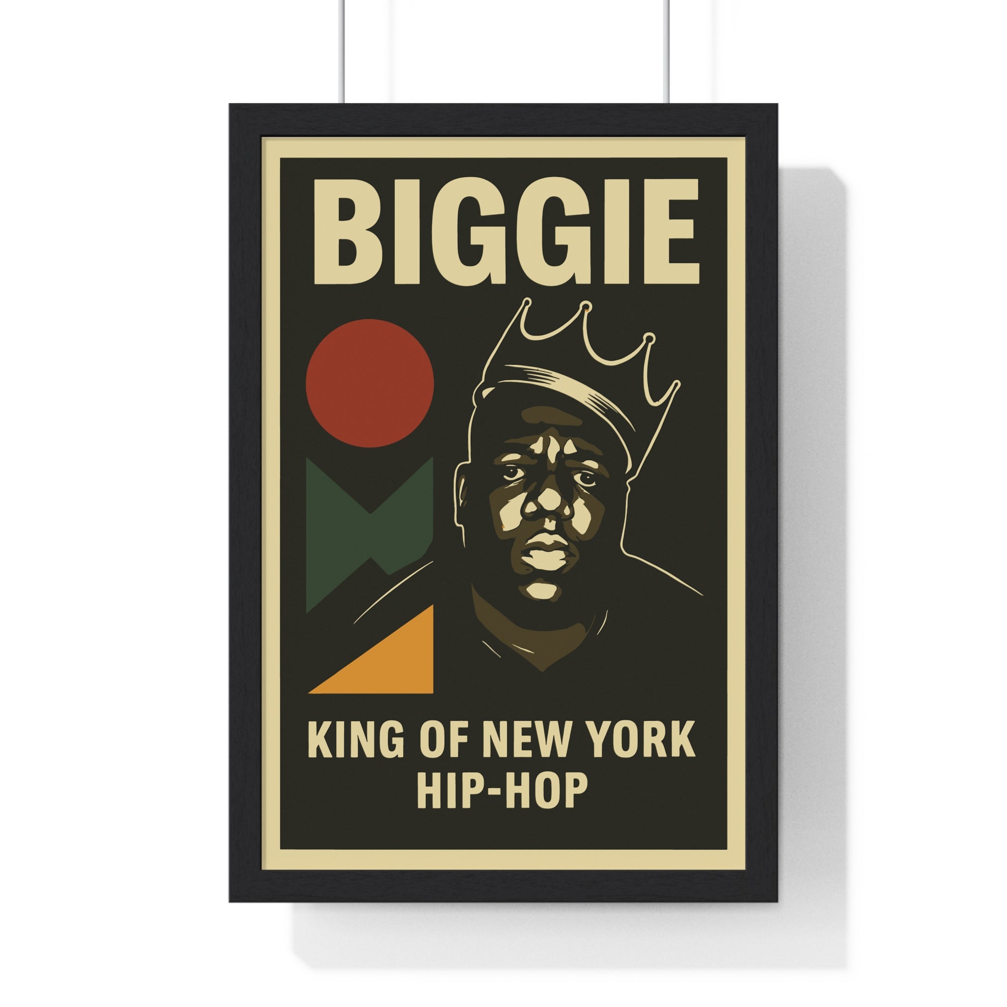 Biggie Tribute Poster | King of New York Hip-Hop | Fan Art Print