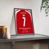 Arsenal Premier League Champions 2026 Saka 7 lifestyle poster mockup