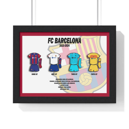FC Barcelona | 23/24 Football Print