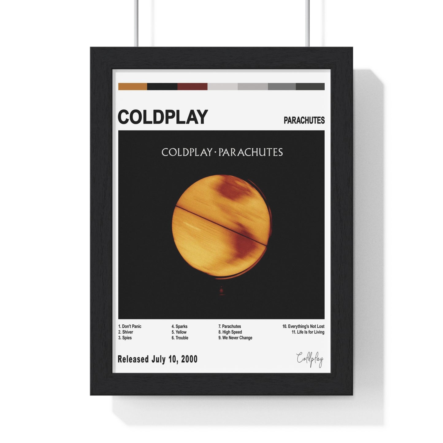 Coldplay Album Cover Wall Poster