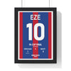 Example custom sporting events poster style showing FA Cup Final 2025 wall art