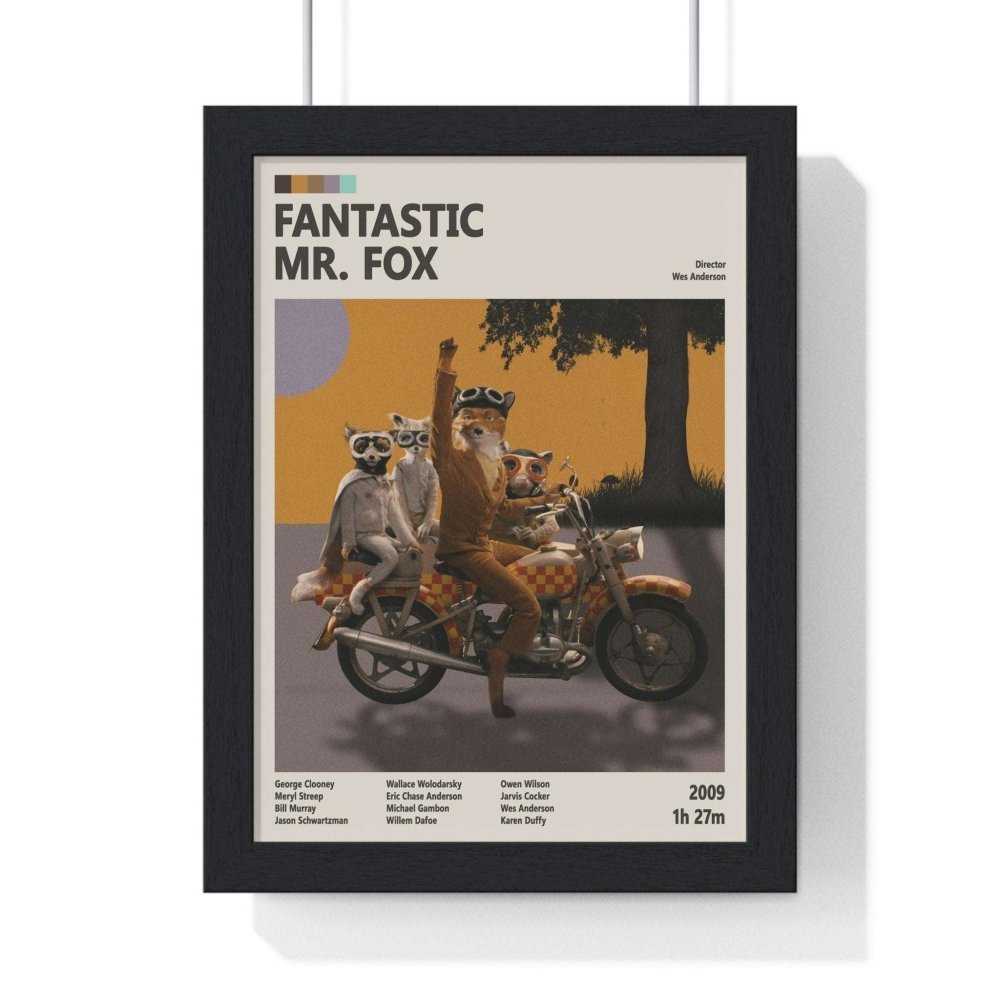 Fantastic Mr. Fox, Wes Anderson Movie Poster - Poster Kingz