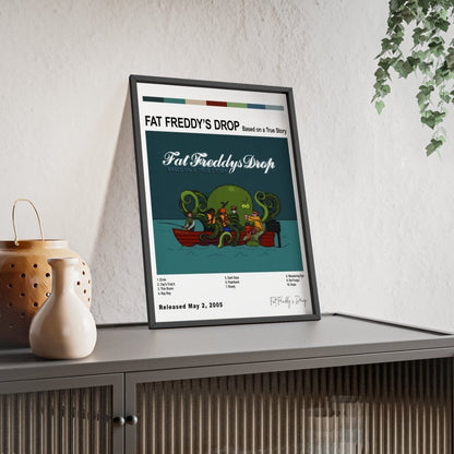 Fat Freddy's Drop - Based on a True Story Album Cover Poster - Poster Kingz - A5 (unframed) - White - 