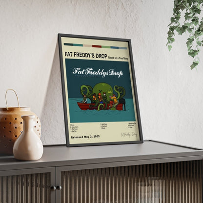 Fat Freddy's Drop - Based on a True Story Album Cover Poster - Poster Kingz - A5 (unframed) - White - 