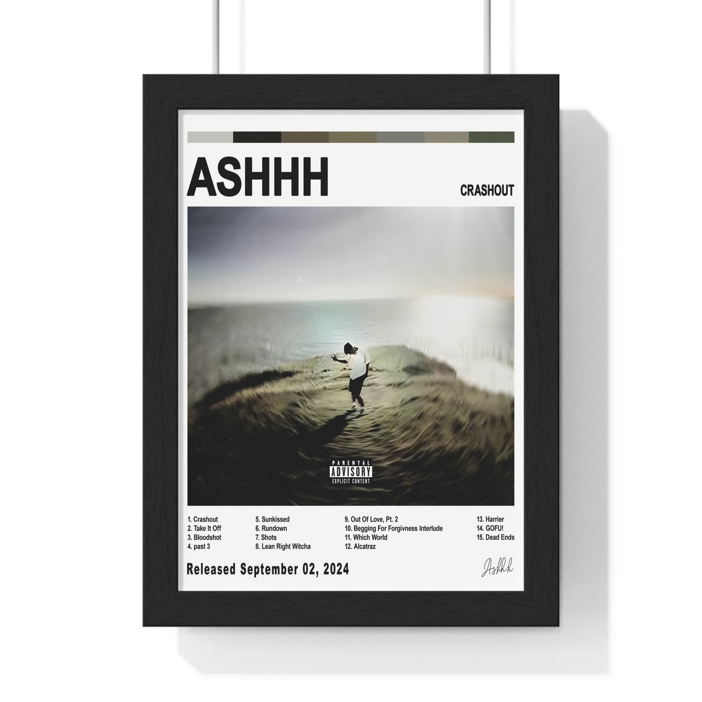 Ashhh - CRASHOUT Album Cover Poster