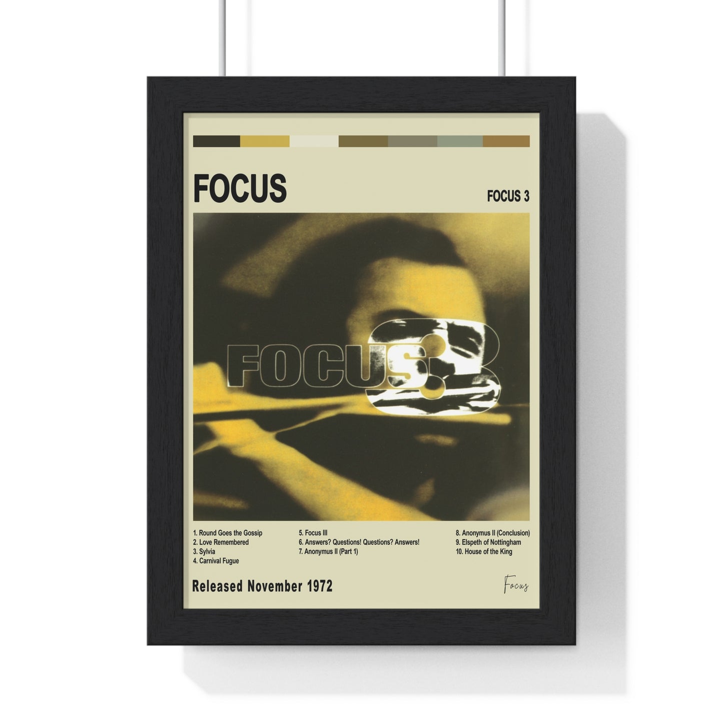 Focus - Focus 3 Album Cover Poster