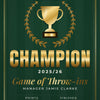 Personalised Fantasy Football Champion Print - second design