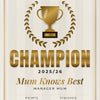 Personalised Fantasy Football Champion Print - third design