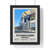 Fenerbahçe Chobani Stadium print in a black frame