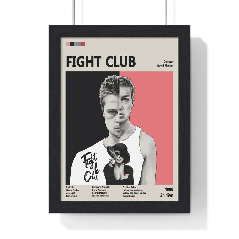 Fight Club – Action Crime Art Print - Poster Kingz - A5 (Poster) - 