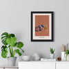 Figs and Honey Print framed on a living room wall