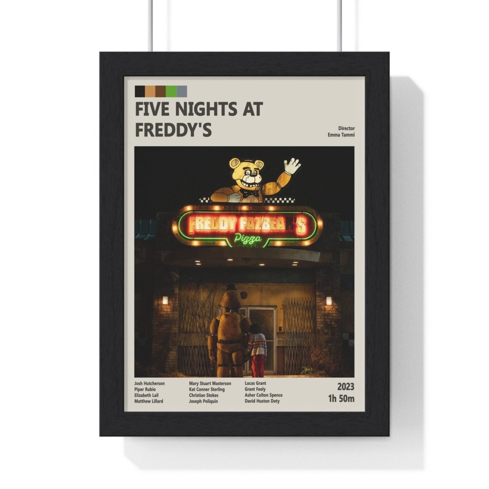 Five Nights at Freddy's Movie Poster (2024) – Chilling Horror Game Adaptation Art Print - Poster Kingz - A5 (unframed) - 