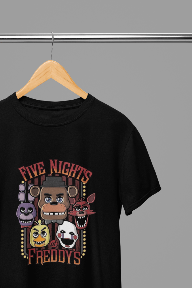 Five Nights At Freddys T-Shirt/Sweatshirt - Poster Kingz - S - Black - T-Shirt