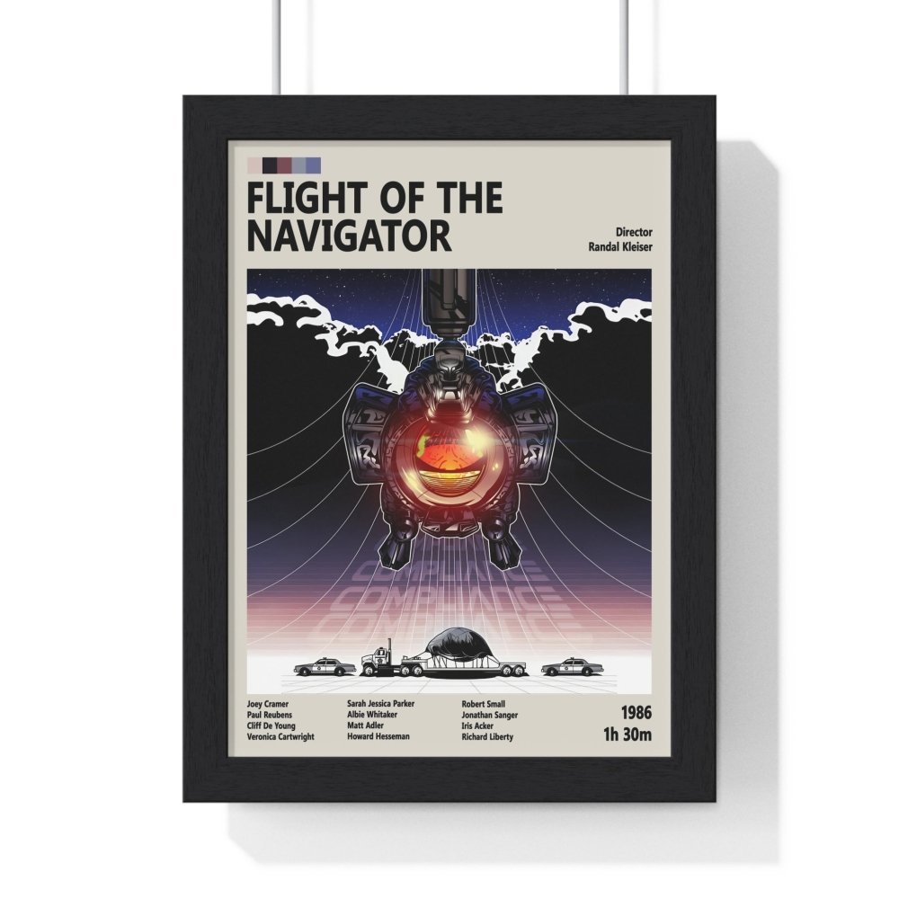 Flight of the Navigator – Sci - fi Art Print - Poster Kingz - A5 (Poster) - 