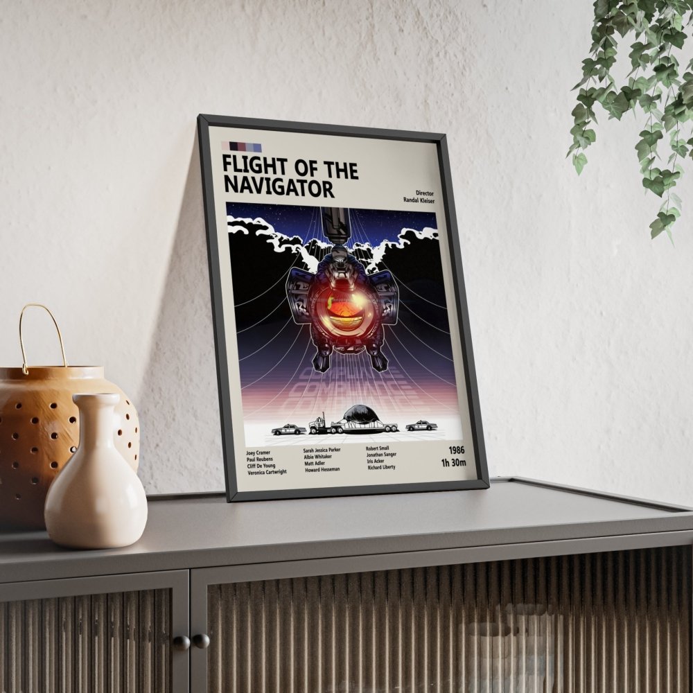 Flight of the Navigator – Sci - fi Art Print - Poster Kingz - A5 (Poster) - 