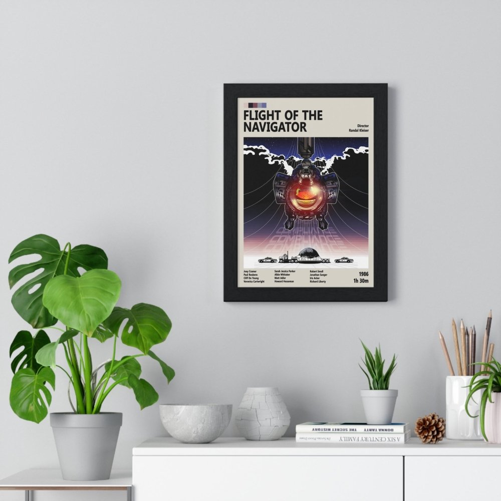 Flight of the Navigator – Sci - fi Art Print - Poster Kingz - A5 (Poster) - 