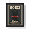 Flying Scotsman 60103 Poster Print | Iconic Train Wall Art - Poster Kingz - A5 (unframed) 5.8 × 8.3 in - 