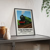 Framed Flying Scotsman poster
