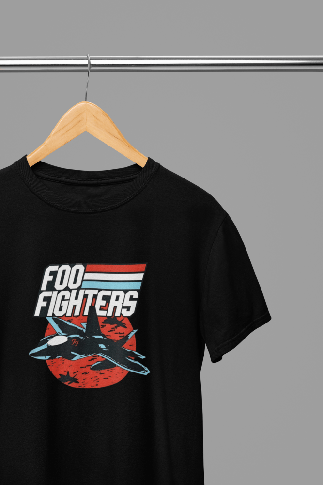 Foo Fighters T-Shirt/Sweatshirt - Poster Kingz - S - Design 2 T-Shirt - Black