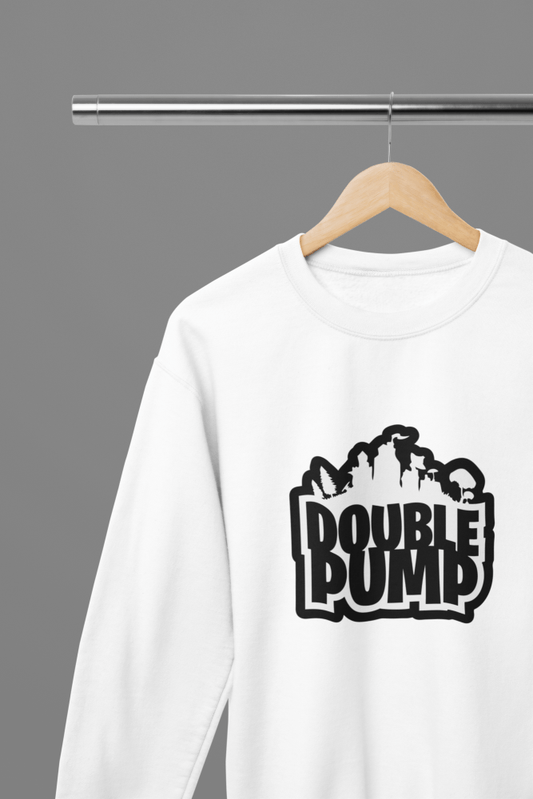 Fortnite - Double Pump T-Shirt/Sweatshirt - Poster Kingz - S - White - Sweatshirt