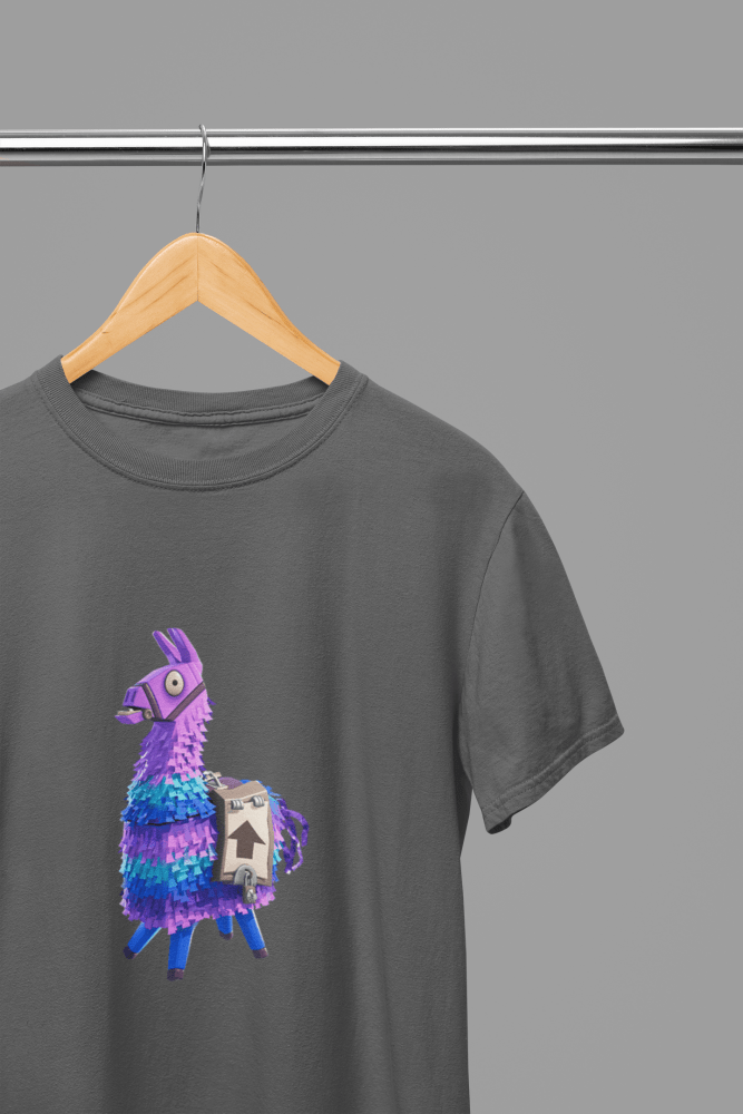 Fortnite - Llama T-Shirt/Sweatshirt - Poster Kingz - S - Grey - T-Shirt