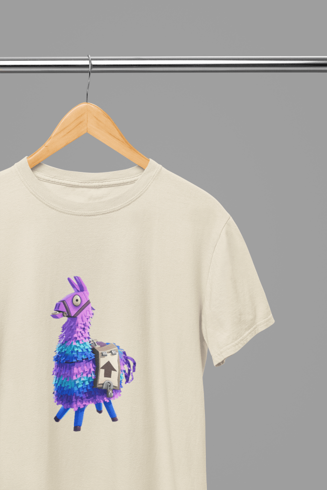 Fortnite - Llama T-Shirt/Sweatshirt - Poster Kingz - S - Sand - T-Shirt