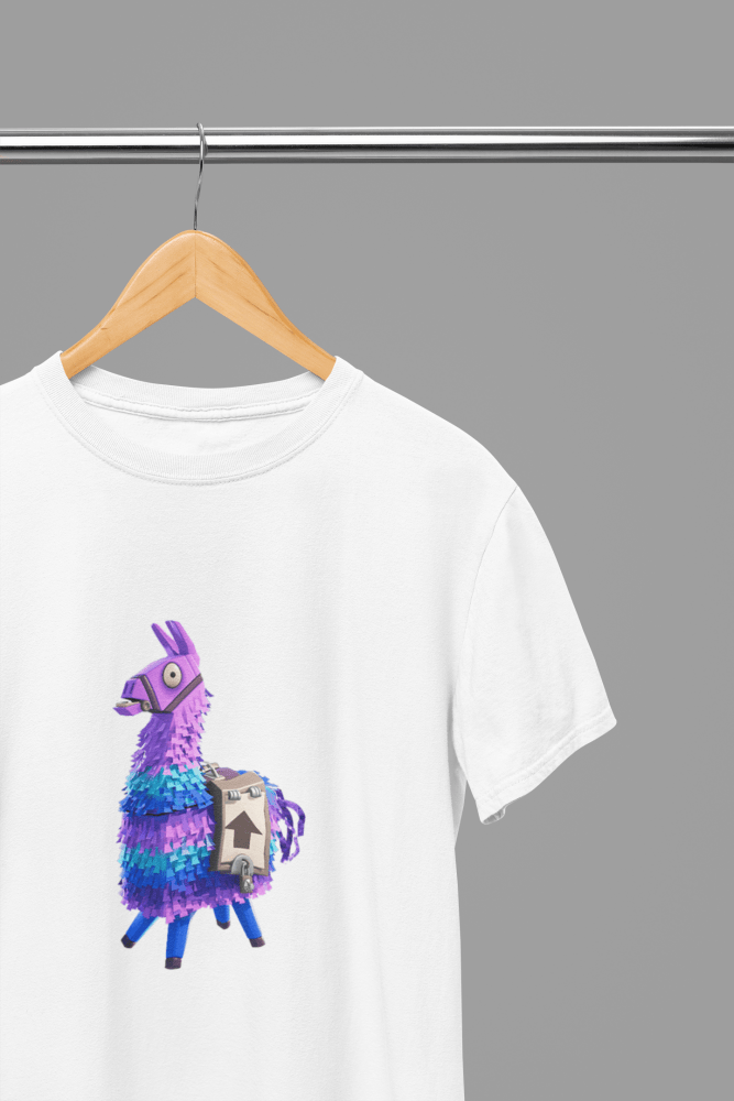 Fortnite - Llama T-Shirt/Sweatshirt - Poster Kingz - S - White - T-Shirt