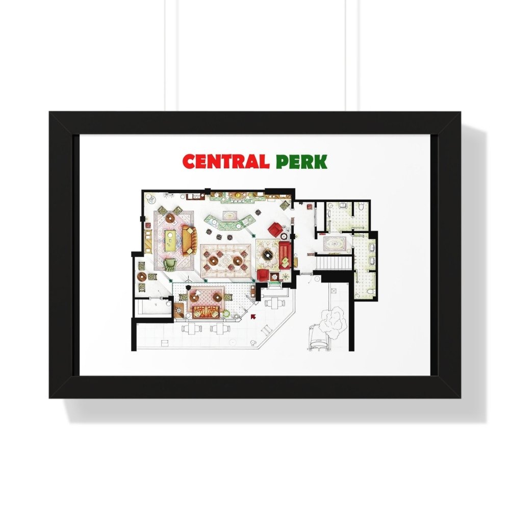 Friends Central Perk TV Show Floor Plan - Poster Kingz