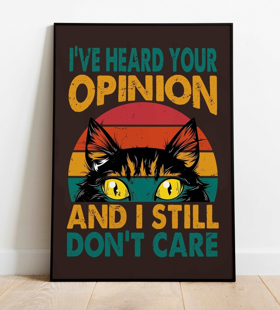 Funny Cat meme Poster - Poster Kingz