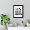 Framed Funny No Selfies Bathroom Wall Print Bold Toilet Humour print