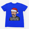 Funny Roy Keane Christmas Sweatshirt & T-Shirt | Santa Parody Jumper - Poster Kingz - T-Shirt - S - Blue