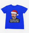 Red t-shirt with Roy Keane Christmas Sweatshirt & Santa Parody Jumper