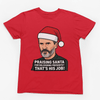 Funny Roy Keane Christmas Sweatshirt & T-Shirt | Santa Parody Jumper - Poster Kingz - T-Shirt - S - Red