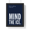 Funny Walking in the Air lyric print in a black frame