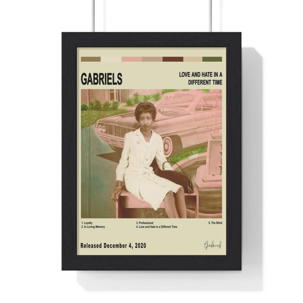 Gabriels (USA) - Love and Hate in a Different Time Album Poster - Poster Kingz