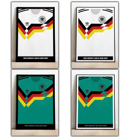 Framed Germany 1988-90 Football poster