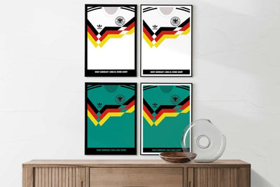 Framed Germany 1988-90 Football poster
