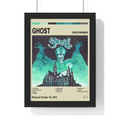 Ghost Album Cover Poster - Poster Kingz - A5 (unframed) - Opus Eponymous - Vintage