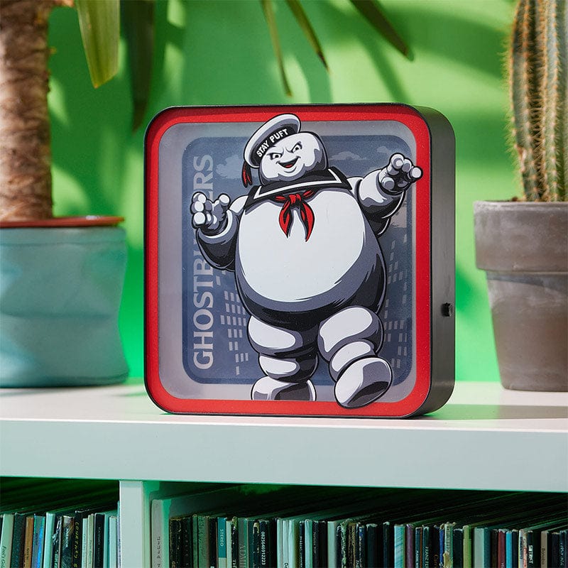 Framed Ghostbusters Stay Puft Lamp - Official Perspex Desk & Wall Light poster