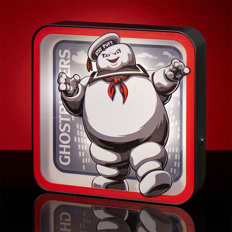 Framed Ghostbusters Stay Puft Lamp - Official Perspex Desk & Wall Light poster